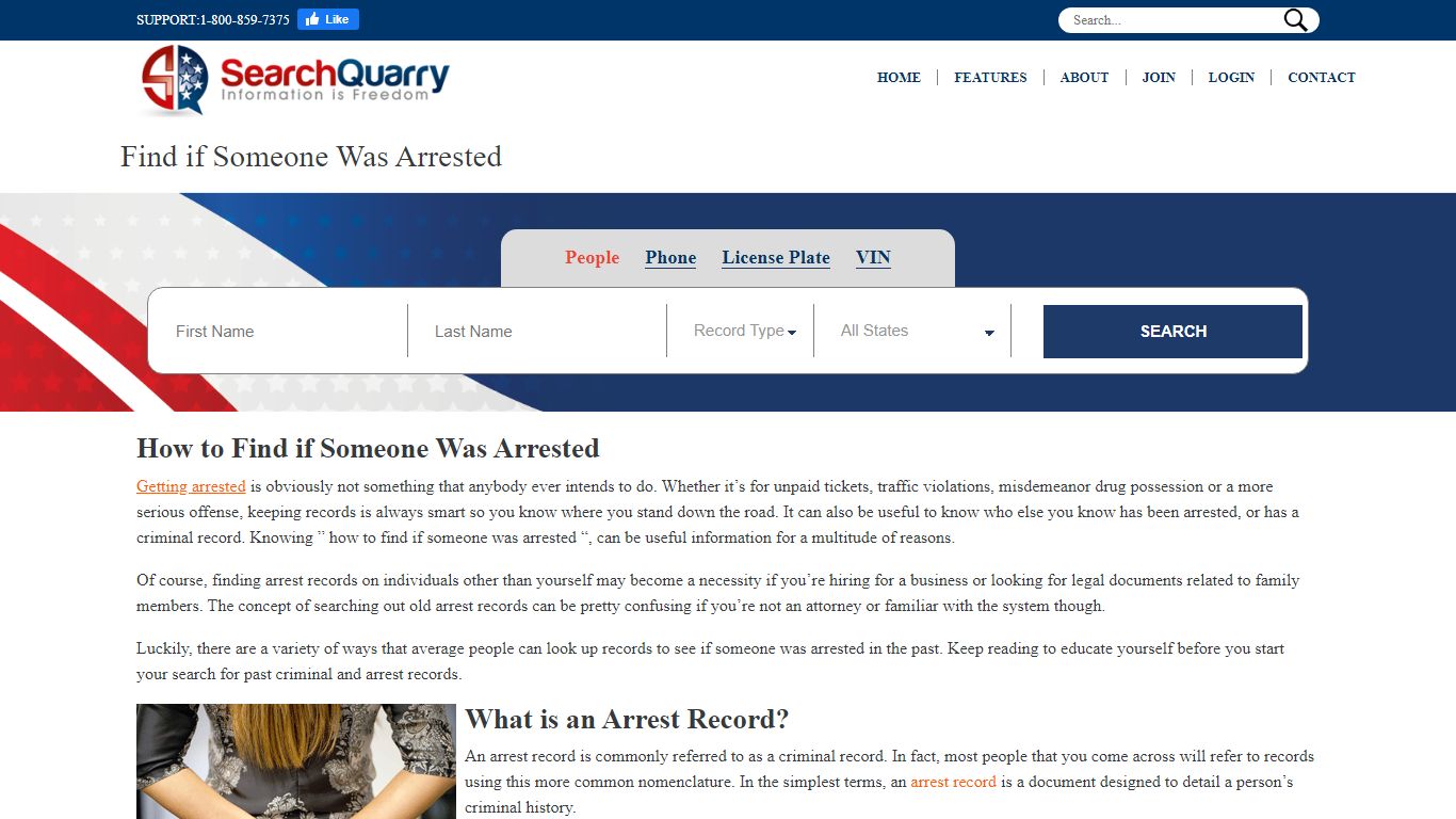 How to Find If Someone Was Arrested - SearchQuarry