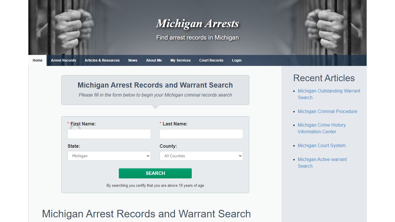 Michigan Arrests